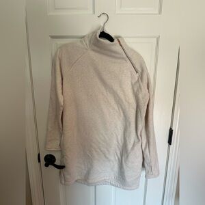 Athleta Cozy Karma Oatmeal sweatshirt dress